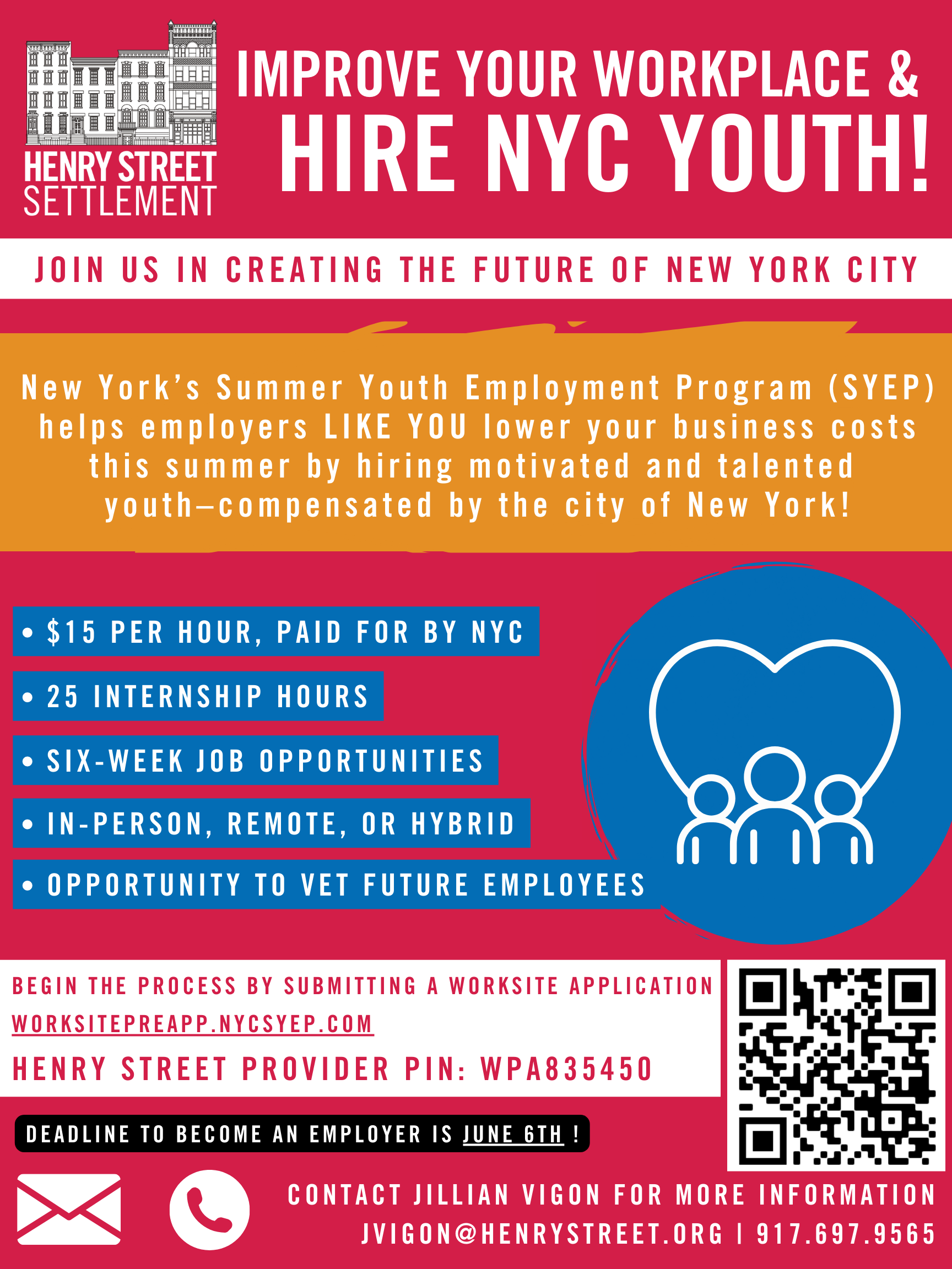 SYEP Employers Henry Street Settlement Henry Street Settlement