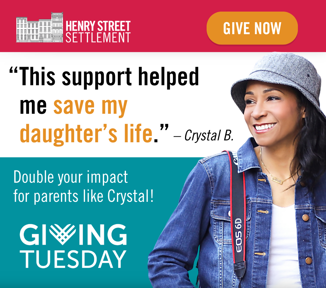 Double your impact for parents like Crystal!