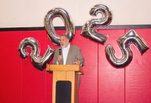 Henry Street CEO David Garza giving a speech 