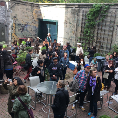 Guests attend Open House new York to tour Henry Street Settlement