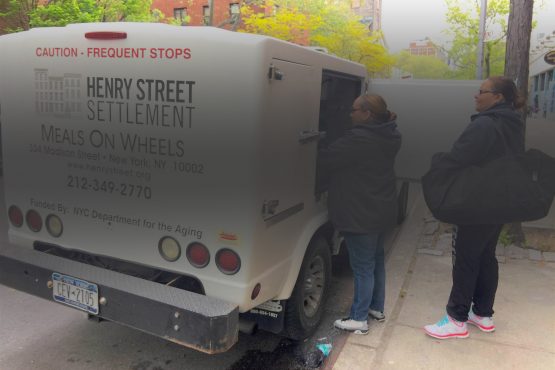 Meals on Wheels drivers load van