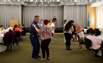 Seniors dance at Senior Recognition Lunch