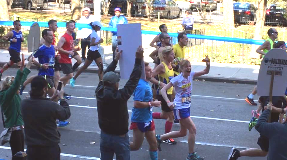 Runners run TCS NYC Marathon 2016