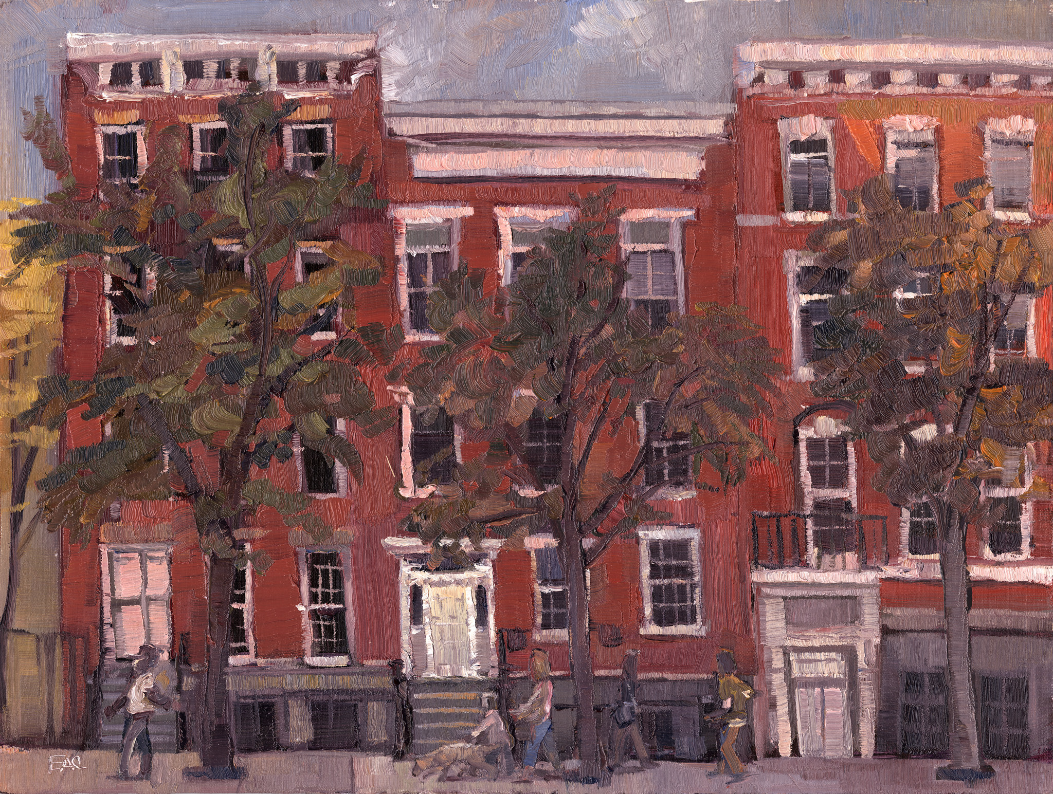 Painting of Henry Street Settlement headquarters