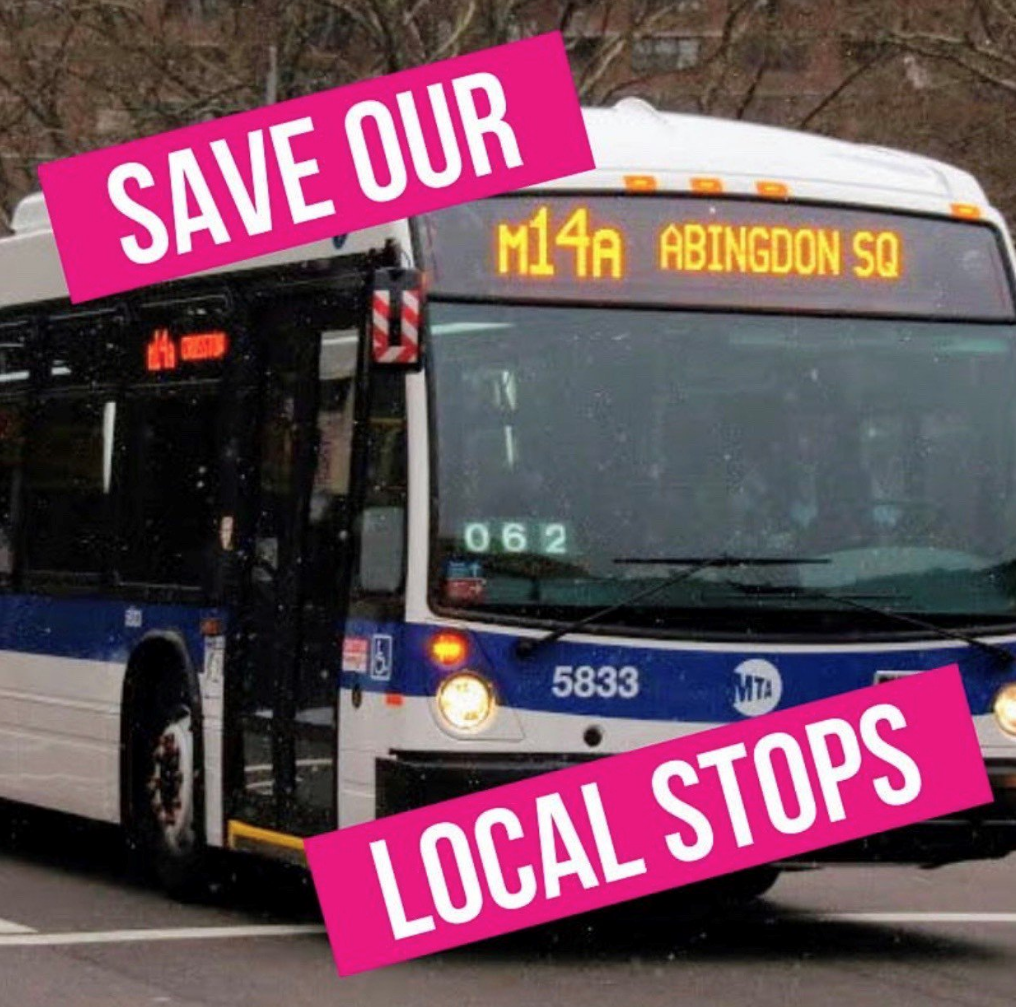 Save our Local Stops on M14A