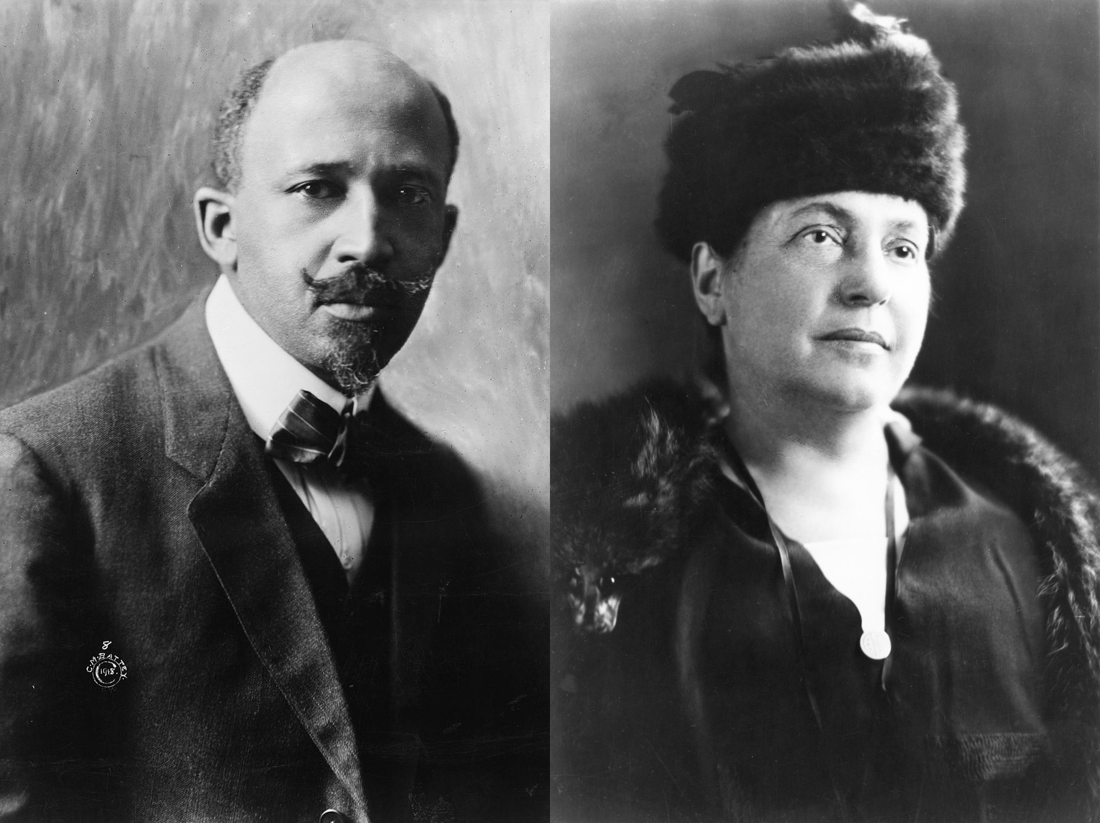 W.E.B. DuBois and Lillian Wald (Composite)