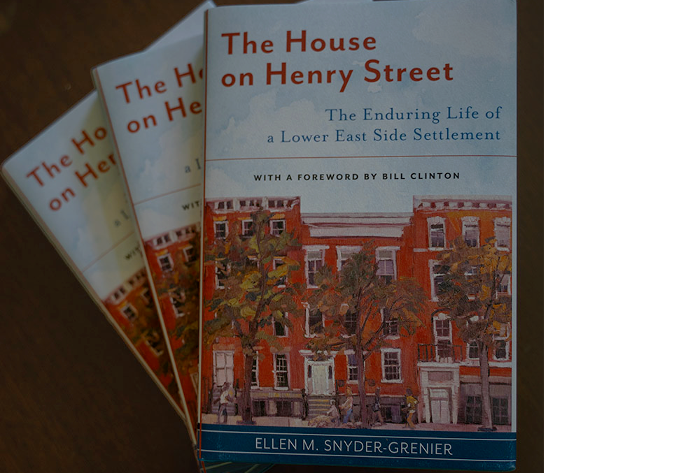 Copies of the book 'The House on Henry Street'