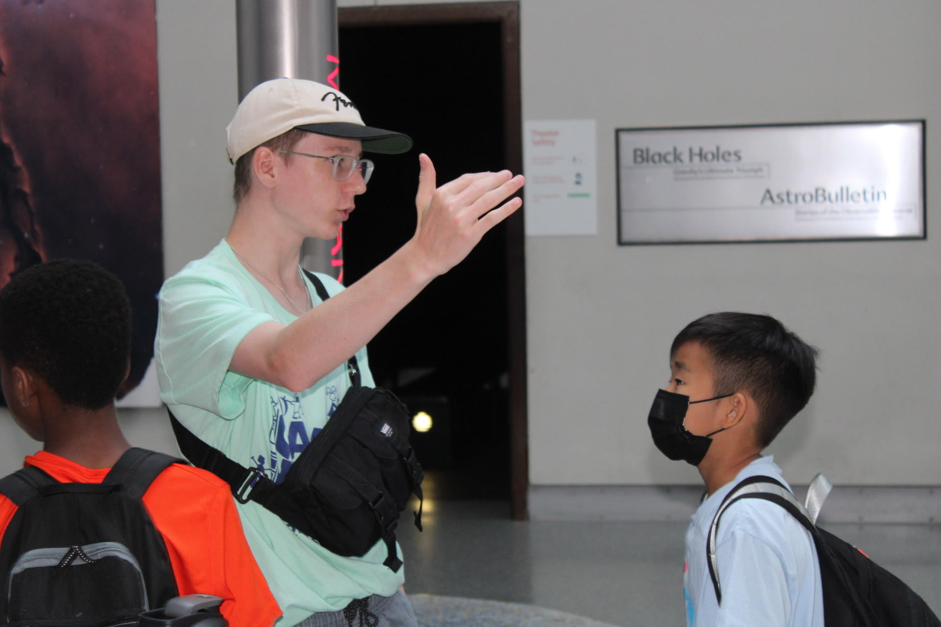 Summer youth employee with students 2